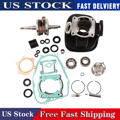 #ad Piston Cylinder Crank Motor Rebuild FOR Yamaha Blaster 200 66 Gasket Seal Kit $198.48