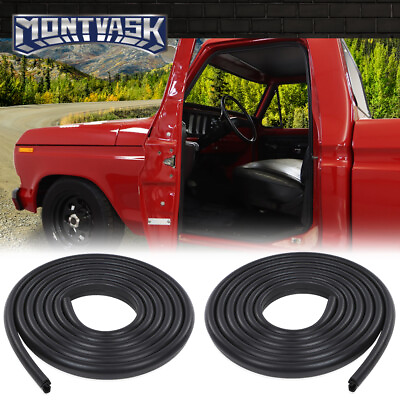 #ad Rubber Door Seals Weatherstrip Set Truck Fit For 73 79 Ford F100 F150 F250 F350 $25.76