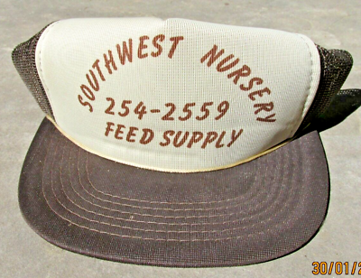 #ad Vintage Feed Supply Hat Trucker Mesh Snapback Southwest Nursery Foam Front $13.99