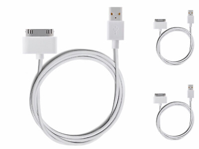 #ad 3x USB Sync Data Charging Charger Cable Cord fits iPhone 4 4S iPod Touch 4th Gen $5.49
