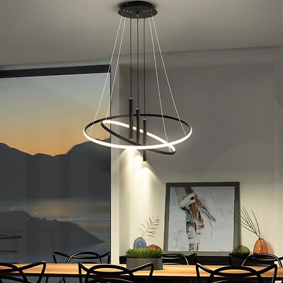 #ad LED Chandelier Lighting Kitchen Pendant Light Bar Modern Ceiling Light Home Lamp GBP 201.47
