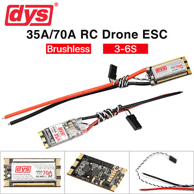#ad DYS 35A 70A Brushless ESC 3 6S BLheli 32bit for FPV RC Racing Drone Dshot 1200 $26.11