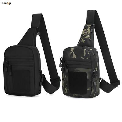 #ad Men Military Tactical Sling Bag Molle Crossbody Shoulder EDC Chest Bag Backpack $15.19
