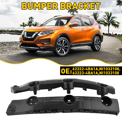 #ad For Nissan Rogue SUV 2014 2019 Bumper Bracket Front 2PCS Beam Mount Support $12.99