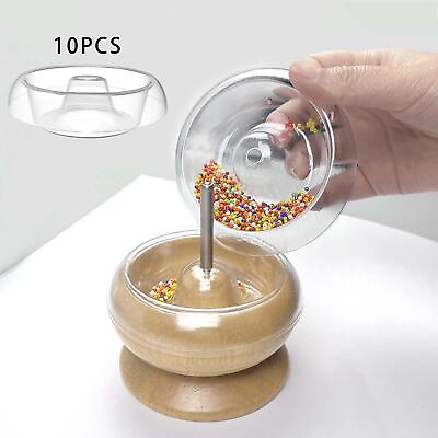 #ad 10x Bead Bowl Set Quickly amp; Efficiently String Seed Beads Bead Bowls Kit for $8.96