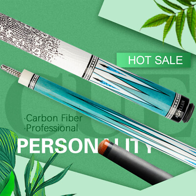 KONLLEN Carbon Fiber Shaft Pool Cue Stick Carbon Tube Inside Butt Cue Stick Kit $289.00