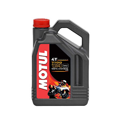 #ad Motul 7100 4T 10W 40 Synthetic Ester Motorcycle Engine Oil 4 Liter 104092 $53.96