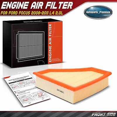 #ad New Front Flexible Panel Air Filter for Ford Focus 2008 2009 2010 2011 L4 2.0L $11.49