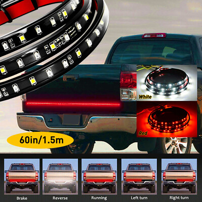 #ad 1 2Set LED 60quot;Inch LED Tailgate Truck Brake Turn Tail Signal Bar Strip For F 150 $12.99