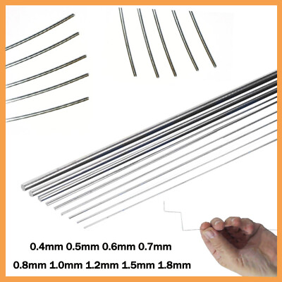 #ad Stainless Steel Spring Steel Wire High Tensile 0.4mm 0.5mm 0.8mm 1mm 1.2mm 1.8mm $65.55