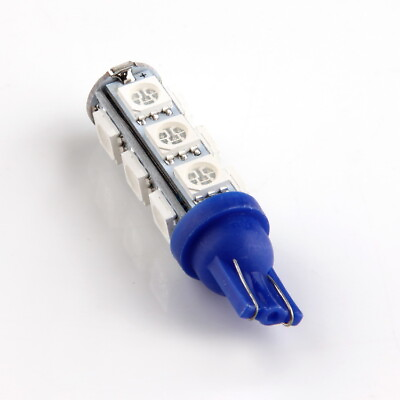 #ad 13 SMD T10 Base 5050 3 cell Clips LED Light Bulbs Blue For T10 Backup Reverse $6.61