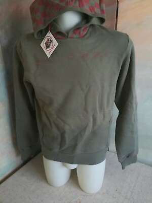 #ad Sweatshirt Malossi With Cap A Chess Original Military Green Size M $71.51