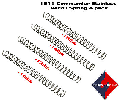 #ad Commander 1911 Recoil Spring 4 pack Stainless Steel Lower Calibers $23.95