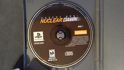 #ad Covert Ops: Nuclear Dawn PS1 Sony PlayStation DISC 1 ONLY in DVD case $2.95