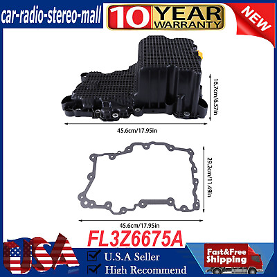 #ad New Engine Oil Pan w Gasket For Ford F 150 2015 2016 2018 V6 2.7L FL3Z6675A $85.78