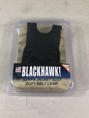 #ad Blackhawk Serpa Jacket Slot Belt Loop w Duty Hlstr Screws 44H901BK NEW $11.95