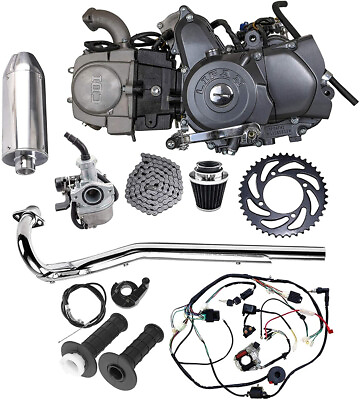 #ad Lifan 125cc Semi Auto Motor Engine Kit For Pit Dirt Bike Electric Kick Start SSR $598.57