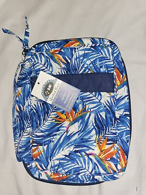 #ad NEW DIWI Birds of Paradise Quilted Cotton Bible Cover Book Bag 7.5quot; x 10quot; x 2quot; $39.99