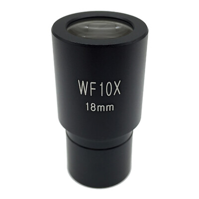 #ad WF10X 18mm Eyepiece Lens for Biological Microscope w Scale 0.01mm Mount 23.2mm $19.90