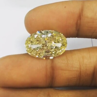 #ad #ad 7 Ct Natural Diamond Yellow Oval Cut D Grade CERTIFIED VVS1 Free Gift Gemstone $231.20