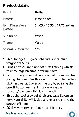 #ad vespa scooter $100.00