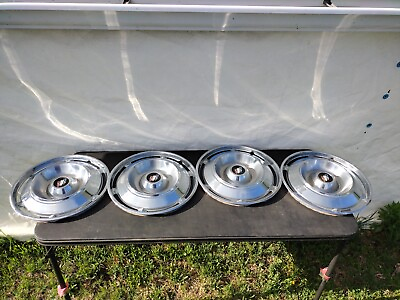 #ad 1961 OEM Buick LeSabre Electra 15quot; Slotted Hubcaps Set Of 4 $77.95