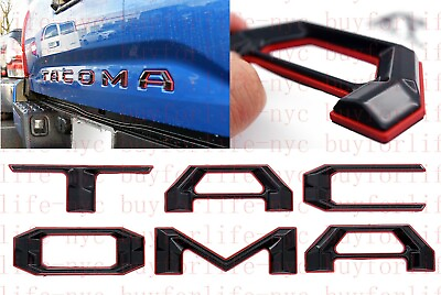 #ad Tailgate Insert Letters fits 2016 2021 Toyota Tacoma Badge 3D Raised Emblem $22.88