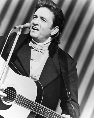 #ad Johnny Cash Classic Singing in Concert with Guitar 1969 16x20 Canvas $69.99