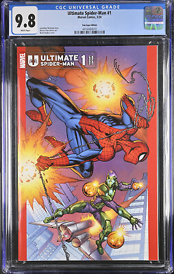 #ad Ultimate Spider Man #1 Mark Bagley Trade Variant CGC 9.8 w Label $70.00
