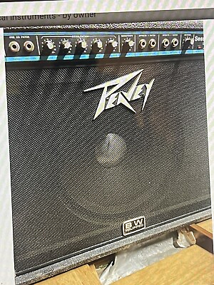 #ad Vintage PEAVEY Session 400 Limited Wedge 200 Watt 1x15 Guitar Combo Amplifier $425.00