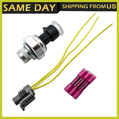 #ad Engine Equipment Oil Pressure Switch Sending Unit W Connector For GMC CHEVY 5.3L $10.70