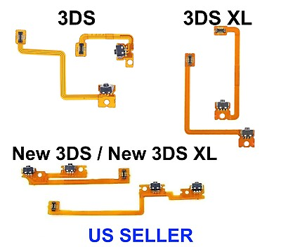 #ad Replace Left Right L R Shoulder Trigger Button Flex Cables Nintendo New 3DS XL $3.95
