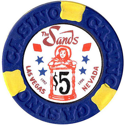 #ad $5 Sands Casino Fantasy Chip Las Vegas Nevada Collectible Chips * $8.99