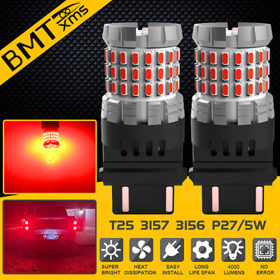 #ad 2x 3157 3156 LED Brake Tail Light Bulbs for RAM 1500 2500 3500 2011 2019 $14.99