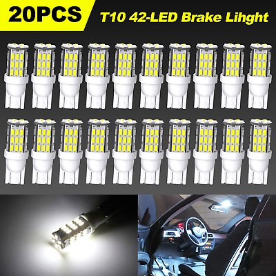 #ad 20pack LED Interior Lights Bulbs Kit Car Trunk Dome License Plate Lamps 6500K US $10.85