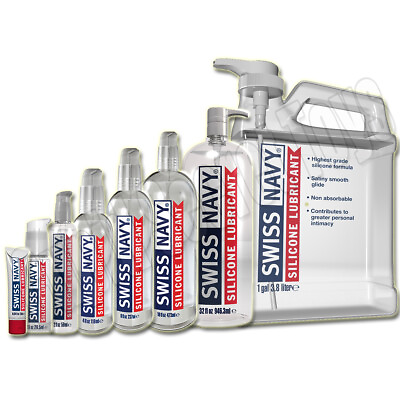 #ad SWISS NAVY SILICONE Based Personal Lubricant Premium Sex Glide Lube Long Lasting $103.10