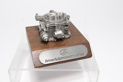 Arrow Automotiv Rochester Carburetor Quadrajet Employee Award Desk Paper Weight $49.95