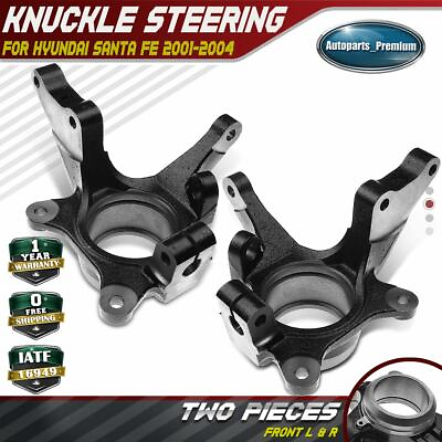 #ad 2x Steering Knuckle for Hyundai Santa Fe 2001 2004 Front Driver amp; Passenger Side $100.59