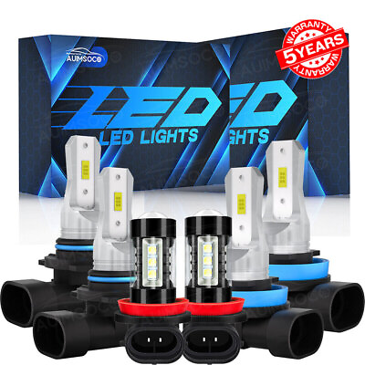#ad Fit For Toyota Camry 2007 14 6x H11 9005 LED HeadlightFog Light Combo Bulbs Kit $42.99