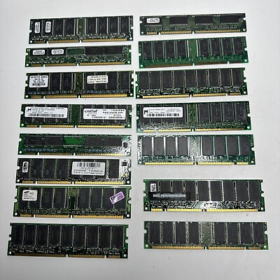 #ad computer memory ram lot 15 $25.00