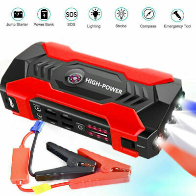 #ad #ad Car Jump Starter 99800mAh Portable Charger Power Bank with LED Flash Light $49.99