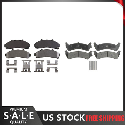#ad For 2001 2000 1999 1995 Ford Explorer Front amp; Rear Element3 Metallic Brake Pads $95.97