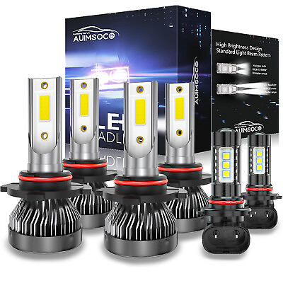 #ad 6K LED Headlights amp; Fog Light Bulbs for 2003 2004 2005 2006 GMC Sierra 1500 3500 $39.99