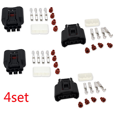 4 set Ignition Coil Plug Connector For Toyota Lexus Camry Yaris 90980 11885 $9.40