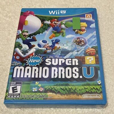 #ad New Super Mario Bros. U Nintendo Wii U BRAND NEW SEALED $49.99