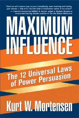 #ad Maximum Influence: The 12 Universal Laws of Power Persuasion Paperback GOOD $3.98