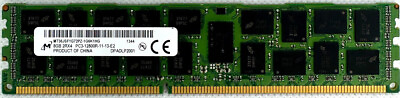 #ad Micron 8GB 2Rx4 PC3 12800R MT36JSF1G72PZ 1G6K1HG DDR3 RDIMM SERVER RAM $7.18