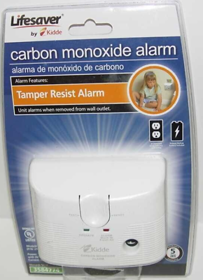 Brand New Lifesaver Kidde Carbon Monoxide Alarm Tamper Resist Alarm $12.99