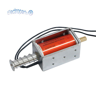 #ad 12V DC Long stroke Solenoid Electromagnet Electric Magnet Push Pull Actuator US $18.14