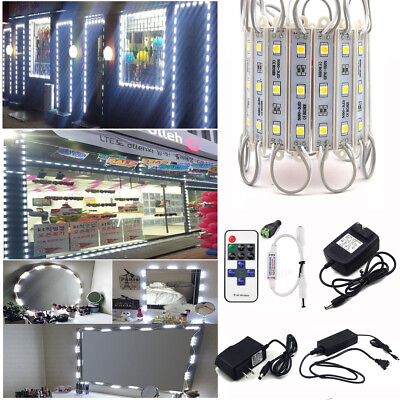 #ad White 5050 SMD 3 LED Module Light Store Front Window Sign Lamp DC12V Kits $11.06